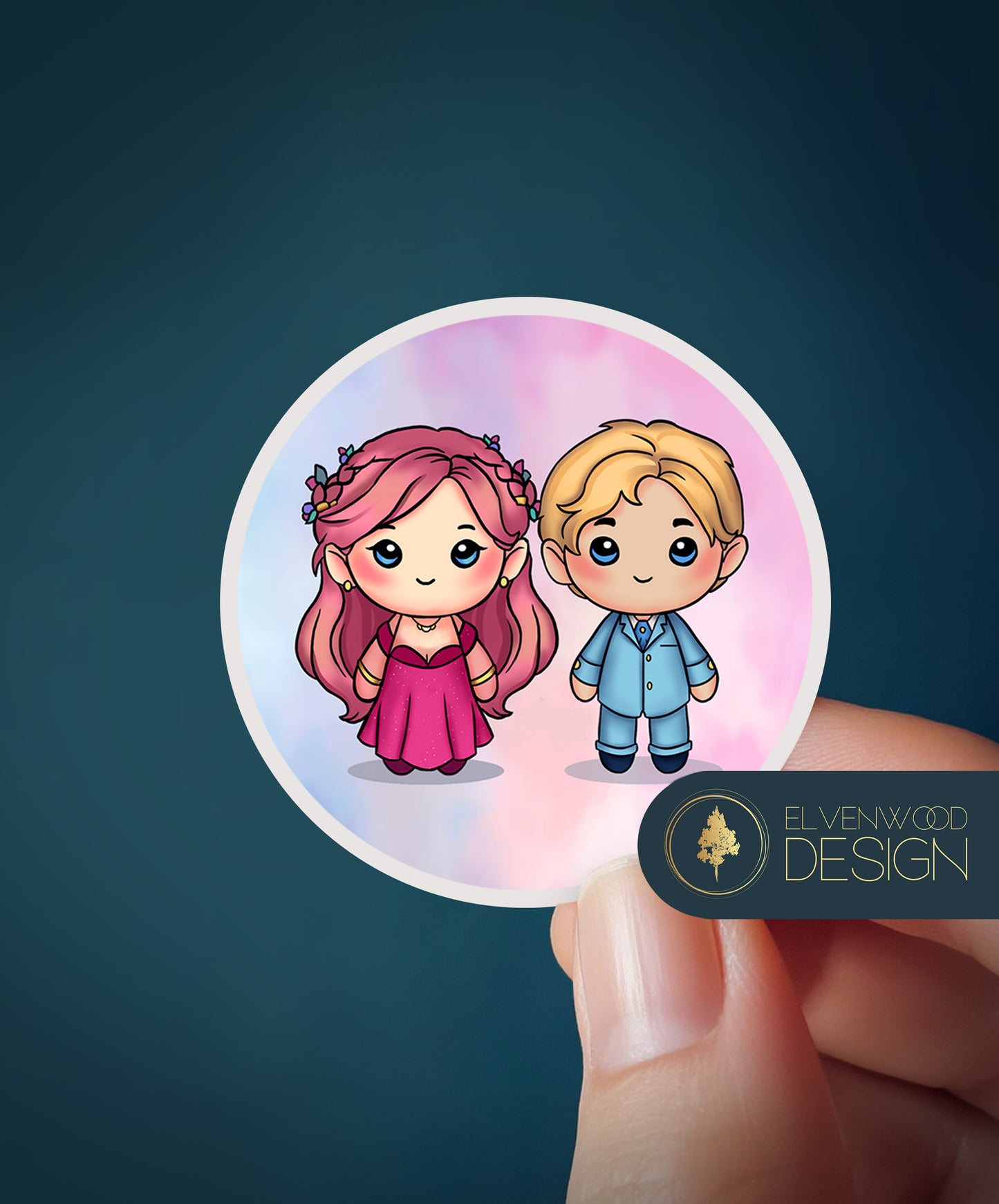 Evangeline and Jacks Sticker